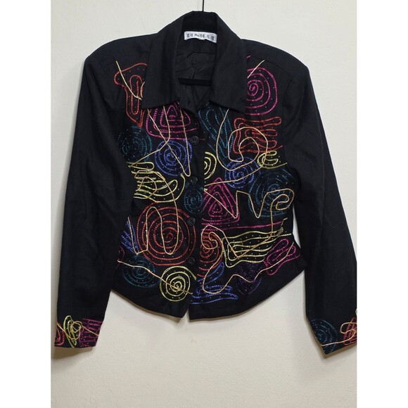Unbranded Jackets & Blazers - Tunique Black Cotton JACKET - Medium